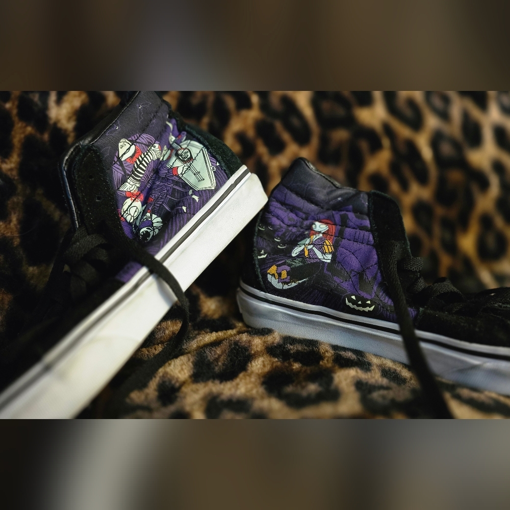 VANS Sk8-Hi x The Nightmare Before Christmas Jacks Lament Sneakers Womens Sz 6